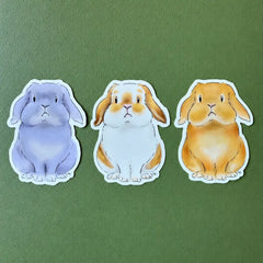 sticker lapin bélier