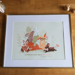 Affiche lapin