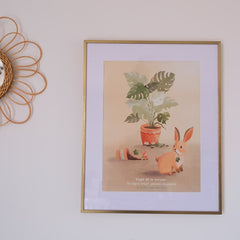 Affiche lapin