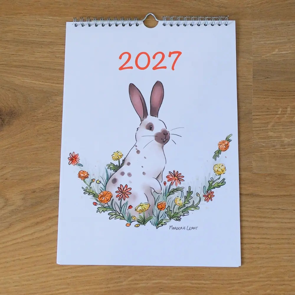 Calendrier 2027 lapin