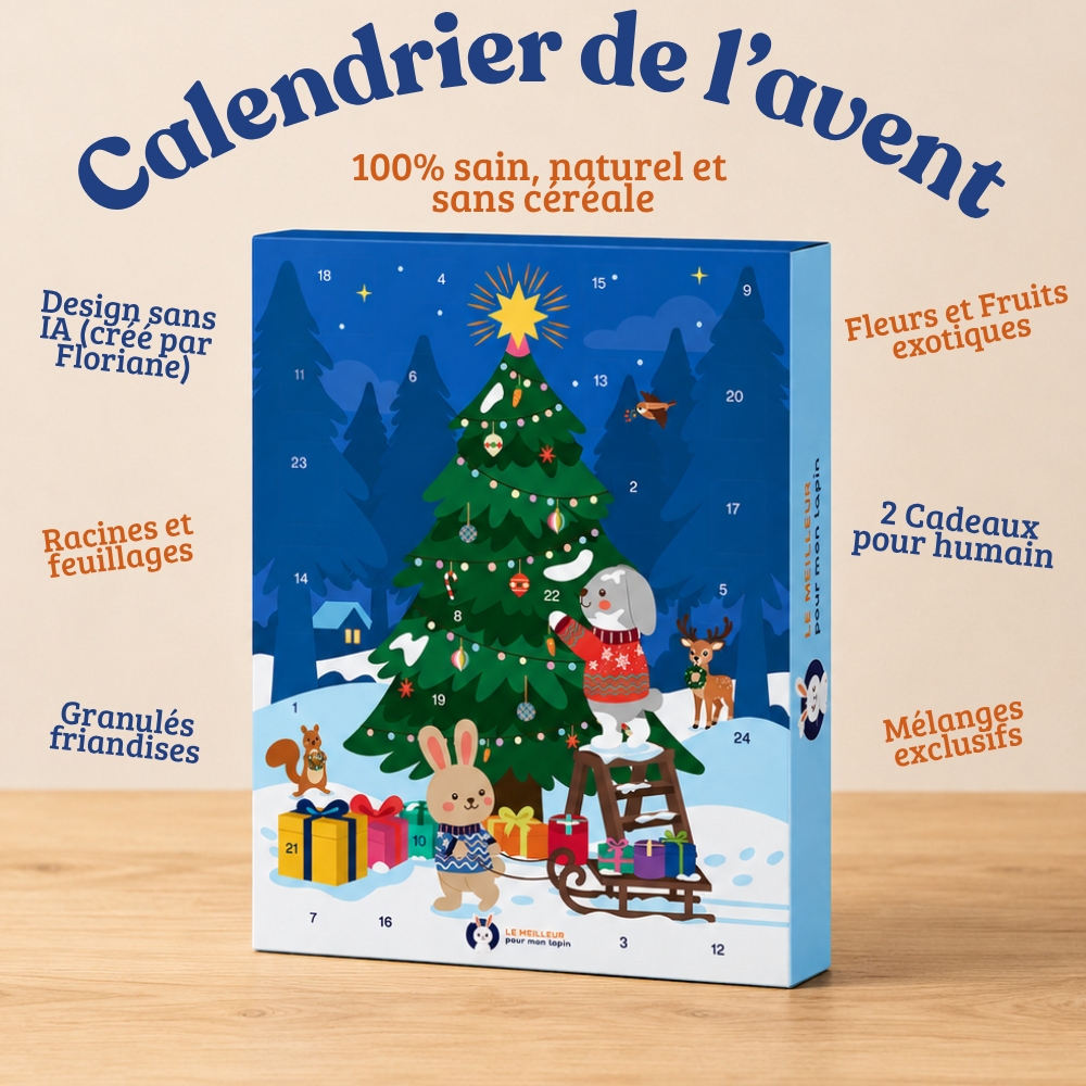 calendrier pour lapin sans céréale