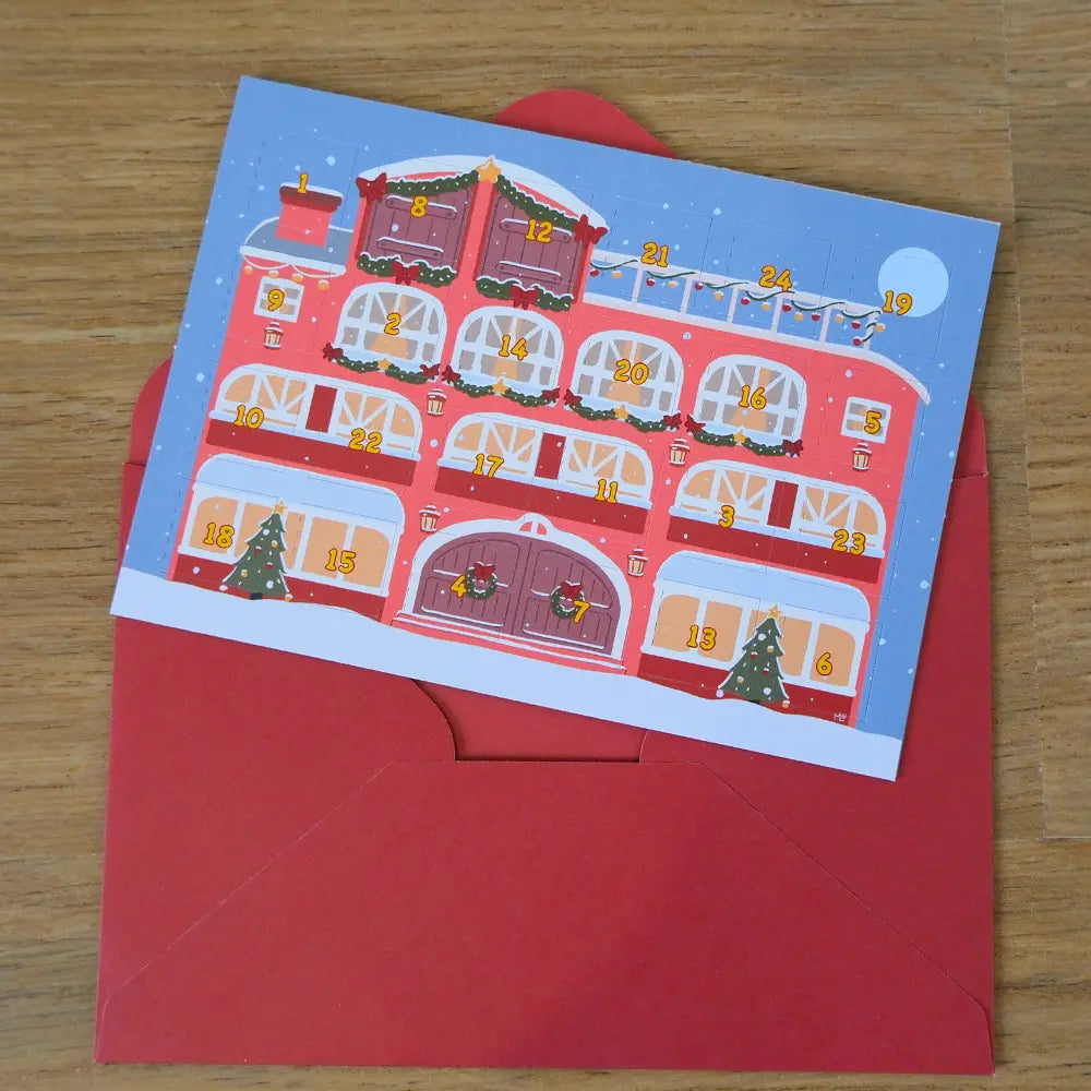 carte noel lapin