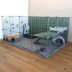 enclos lapin intérieur