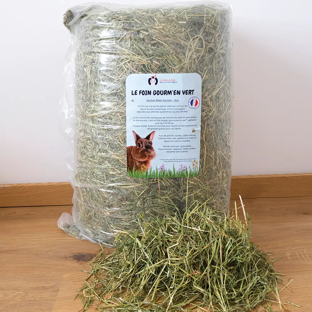 foin pour lapin premium gourm'en vert
