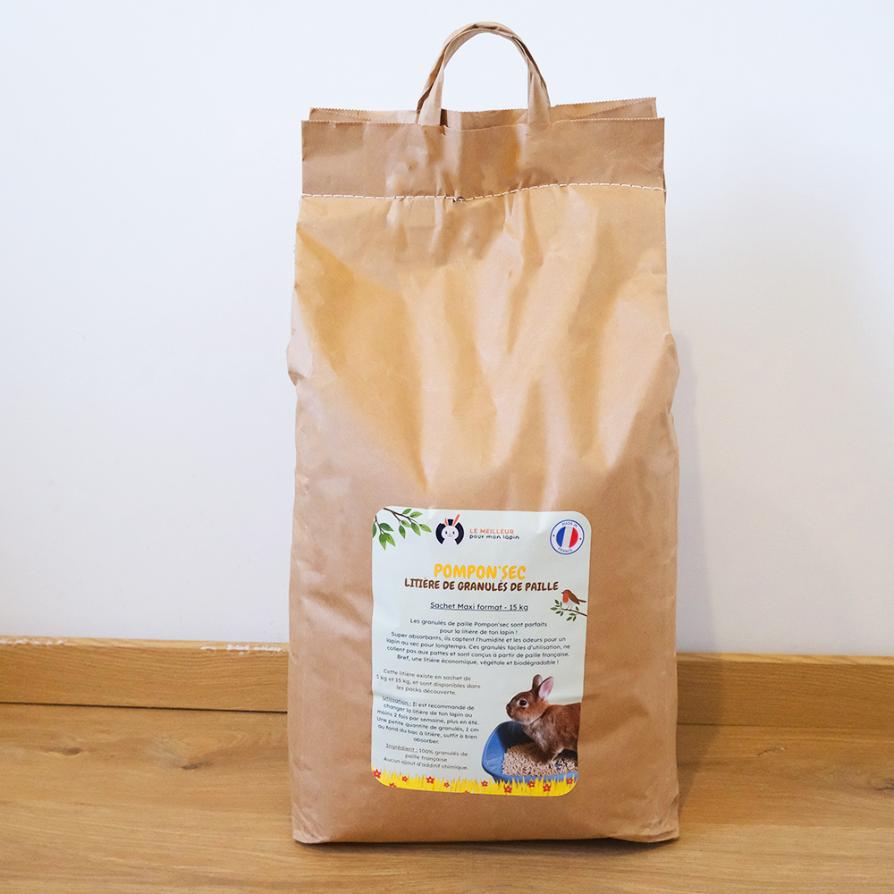 granulés de paille lapin économique