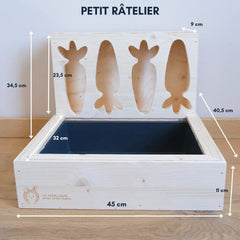 ratelier litière lapin