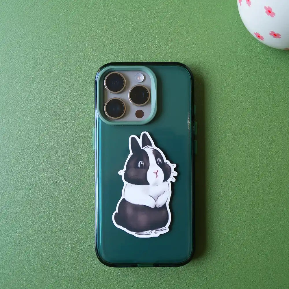 autocollant lapin hollandais