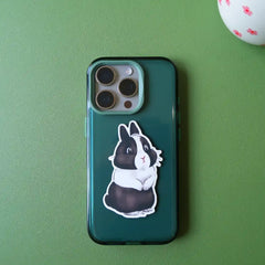 autocollant lapin hollandais
