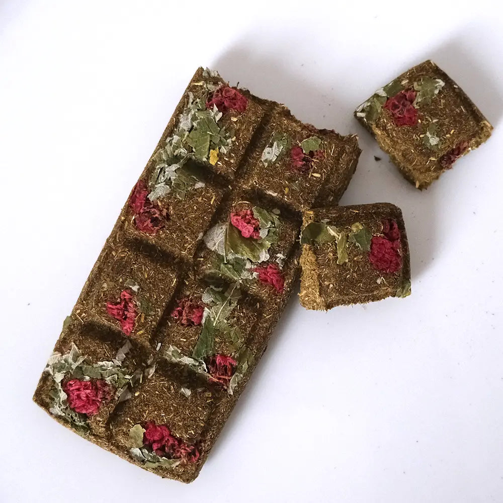 friandise pour lapin foin et framboise