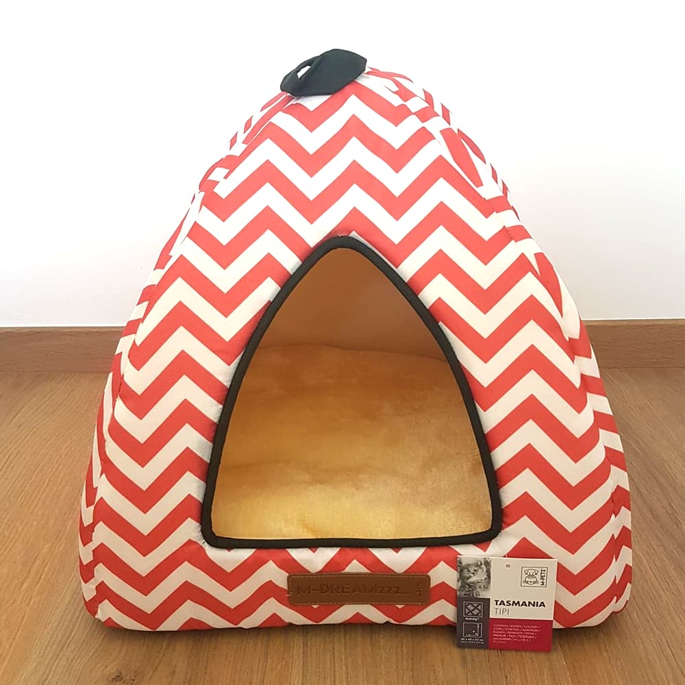 Cabane pour lapin nain rouge