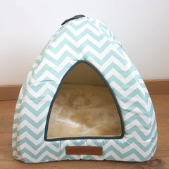 cabane lapin tipi lapin bleu