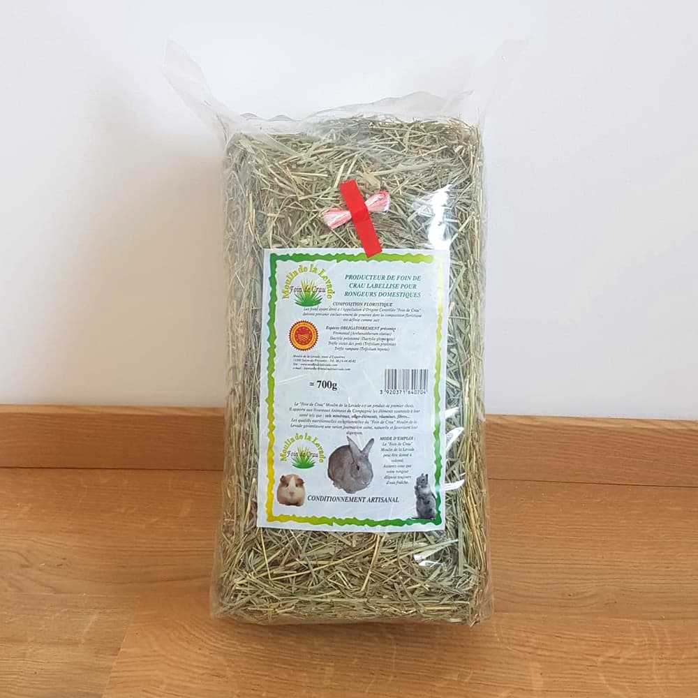 Foin de Crau pour lapin nain
