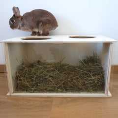 bac à fouille pour lapin nain