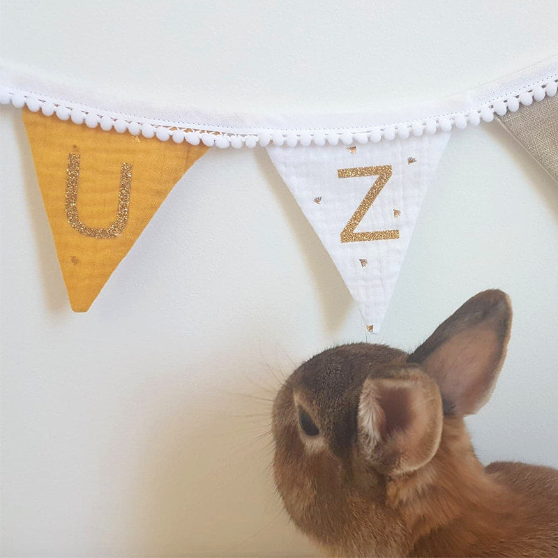 guirlande fanion décoration lapin