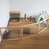 Enclos lapin intérieur - adaptation et protection