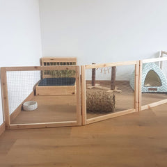 Enclos lapin intérieur - adaptation et protection