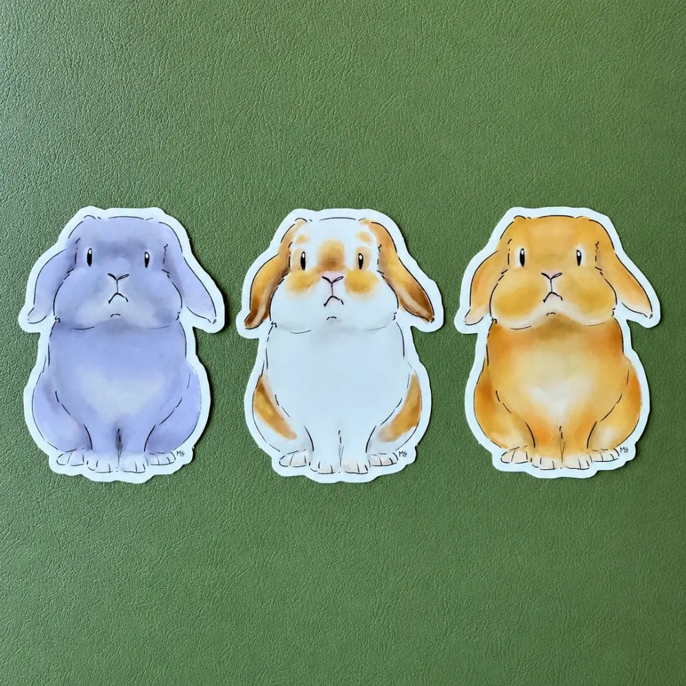 sticker lapin bélier 
