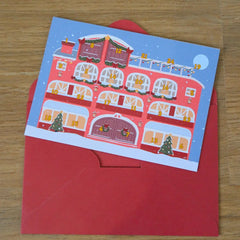 carte noel lapin 