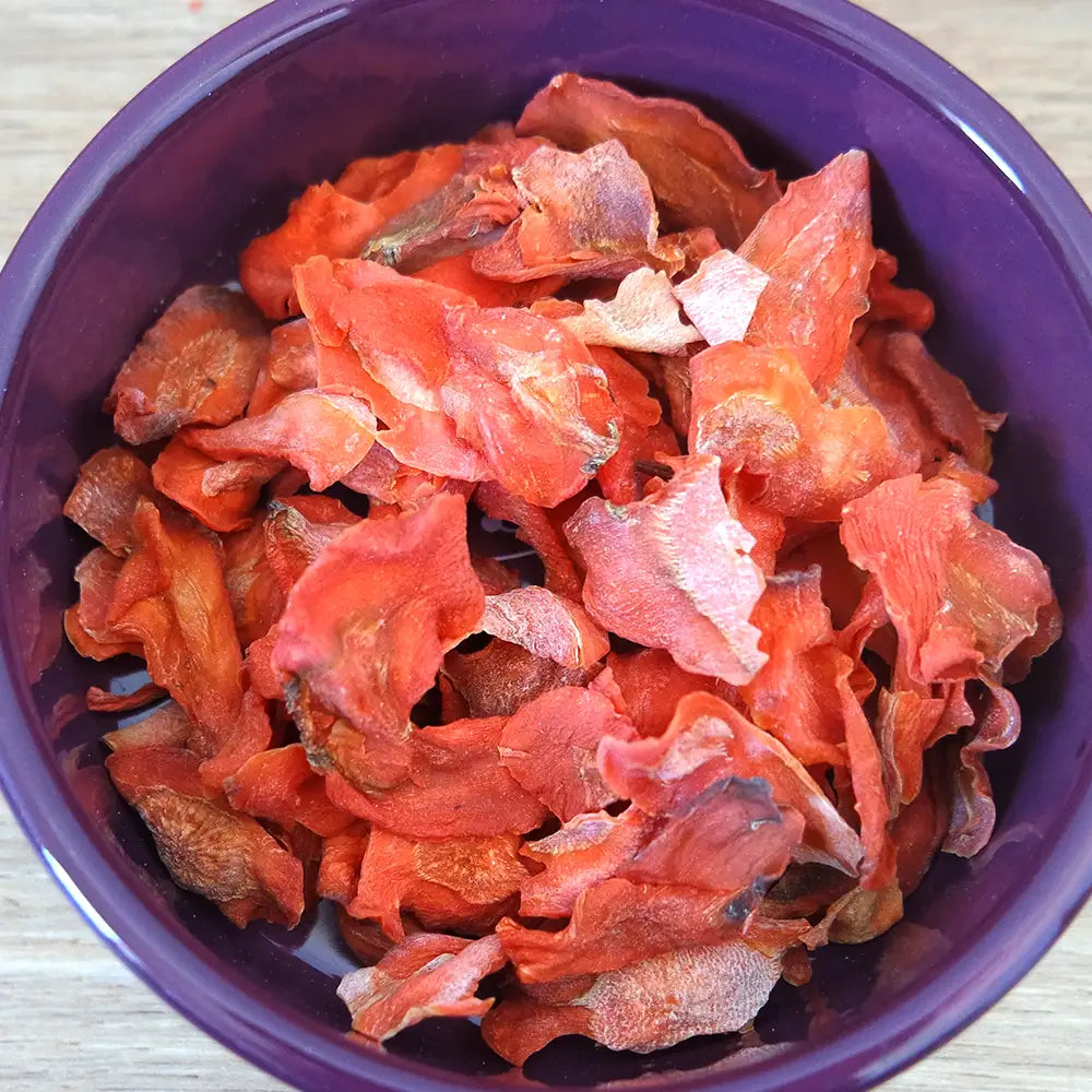 carotte séchée pour lapin nain