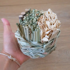 panier à ronger pour lapin nain