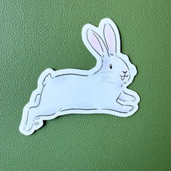 Sticker lapin blanc