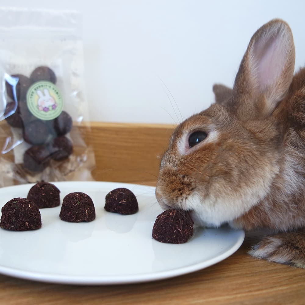 Biscuit lapin aux fleurs