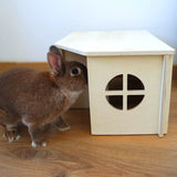 Cabane lapin bois